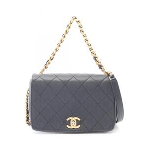 Chanel Matelassé Small Flap Shoulder Bag/Handbag, Calfskin Leather, Women's, ...